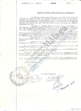 Asamblea General Extraordinaria 19830415