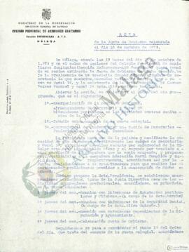 Junta de Gobierno 19731018